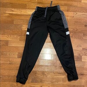 Athletic Works Kids Black and Gray Joggers size large (10-12)